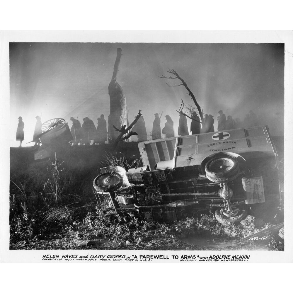 Vintage 1932 A Farewell To Arms- Gary Cooper - Movie Still Photo 8x10 BW